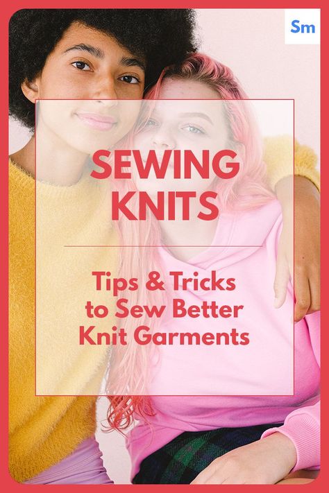 This collection of articles is about sewing with knits. Knit sewing patterns probably are my favorite thing to sew, because they’re my favorite thing to wear. Read up to discover sewing tips with knits. | sewing knits | sewing with knits | tips for sewing with knits | sewing sweater knits | sewing knits without a serger | sewing knits with a serger | sewing knits tips Diy Sweater Refashion, Knit Sewing Patterns, Sewing Sweater, Diy Sweatshirt Refashion, Sewing Knits, Tips For Sewing, Sweatshirt Ideas, Serger Sewing, Sewing Tops