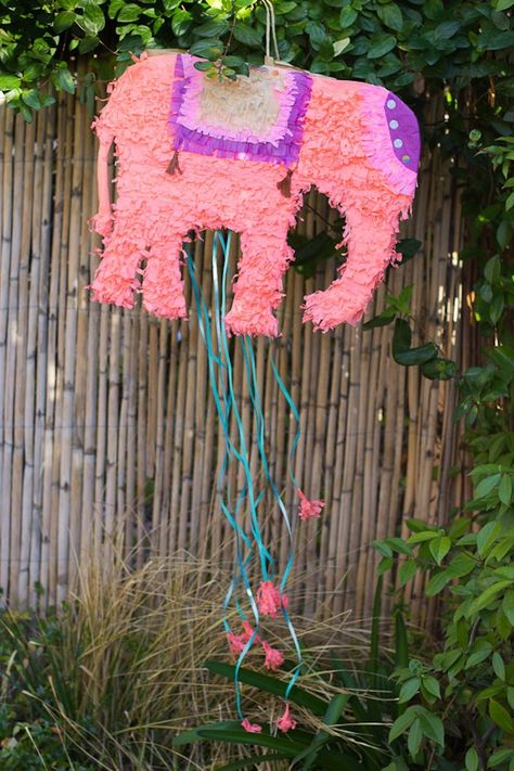 Elephant pinata from Bollywood Inspired Birthday Party at Kara's Party Ideas. See the whole party at karaspartyideas.com! Elephant Birthday Party, Bollywood Party, Elephant Party, Quinceanera Planning, Elephant Birthday, Fun Party Themes, Birthday Party Celebration, Quinceanera Party, Circus Birthday