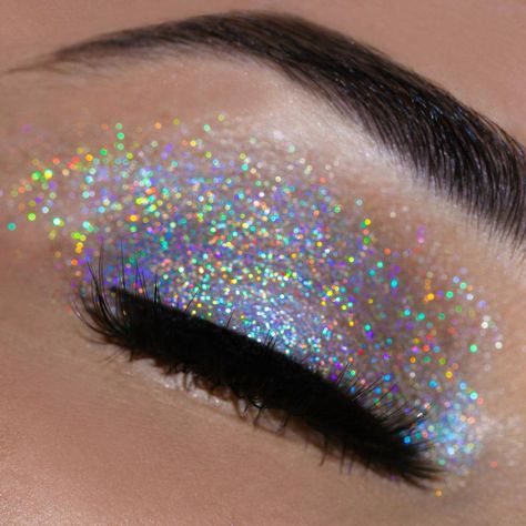 Holographic Eyeshadow, Fun Lacquer, Sense Of Sight, Eye Makeup Art, Sparkling Diamond, F U, Us Nails, Sparkle Diamonds, Makeup Art