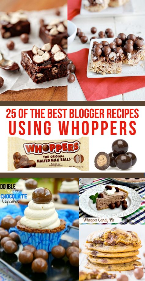 Recipes Using Whoppers. Great recipes using Halloween candy. Recipes With Whoppers Candy, Whopper Candy Recipes, Whopper Desserts, Whopper Cake, Whoppers Candy, Milk Balls, Candy Bar Recipe, Malted Milk Balls, Love From The Oven