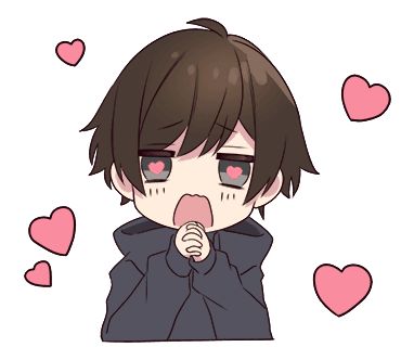 Menhera-kun.2 – LINE stickers | LINE STORE Menhera Kun, An Anime, Anime Character, Fanfiction, Hair, Anime, Black