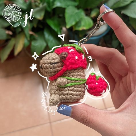 ig: knit.by.ter Crochet Keychain, Crochet Amigurumi, Amigurumi, Tags, Crochet