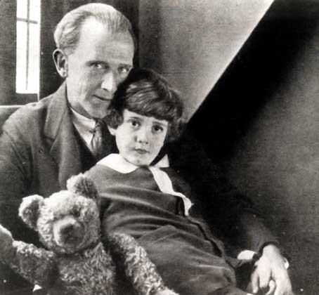 Today is the birthday of Alan Alexander Milne (1882 - 1956) He was an English author, best known for his books about the teddy bear Winnie-the-Pooh and for various children's poems. Milne was a noted writer, primarily as a playwright, before the huge success of Pooh overshadowed all his previous work.  More information about A.A. Milne and her poems on Poemhunter:  http://www.poemhunter.com/alan-alexander-milne/    Happy Birthday Alan Alexander Milne!  Happy Birthday Winnie The Pooh! Aa Milne, A A Milne, Christopher Robin, Writers And Poets, A Teddy Bear, Interesting History, Pooh Bear, Favorite Authors, Book Authors