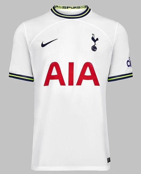 New Tottenham Jersey 2022-2023 | Spurs Home Kit 22-23 by Nike | Football Kit News Football Kits 2022/23, Man City New Kit 2023/2024, Tottenham Jersey, Nike Football Kits, Chelsea Kit 23/24, Sweat Clothes, Real Madrid Kit 23/24, Tottenham Kit, Tottenham Shirt