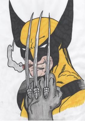 Deadpool And Wolverine Drawing Easy, Wolverine Drawing Easy, Wolverine Cartoon Drawing, Wolverine Cartoon, How To Draw Wolverine, Wolverine Painting, Wolverine Drawing, Wolverine Animal Drawing, Wolverine Animal Art