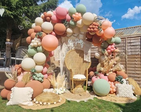 Bohemian Balloon Backdrop, Bohemian Balloon Decor, Boho Wedding Balloons, Boho Balloon Decor, Boho Balloon Garland Backdrop, Boho Theme Backdrop, Bohemian Birthday Party Decoration, Boho Chic Party Ideas Decoration, Bohemian Theme Party Decoration