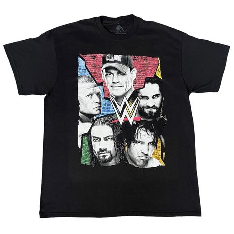 Nwt Size: L Color: Gray 100% Cotton Wwe 2016 John Cena Brock Lesnar Wrestling Black T-Shirt Men's Size L - Nwt Wwe Shirts, Brock Lesnar, John Cena, Black T Shirt, Black Tshirt, Wwe, Wrestling, Tee Shirts, Mens Shirts