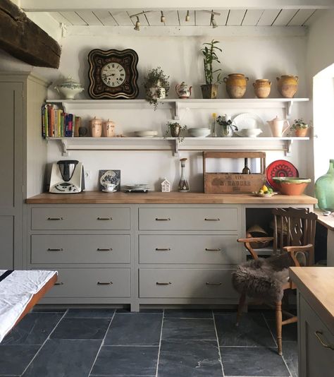 Devol Shaker Kitchen, South West France, West France, Devol Kitchens, Wooden Kitchen, South West, Kitchen Styling, Kitchen In, Rustic Kitchen