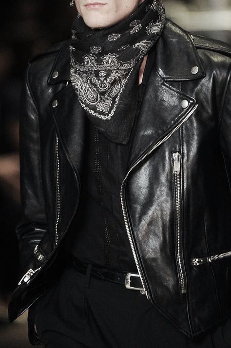 Saint Laurent | Spring/Summer 14 Wake Up Sleepy Head, Celebrity Men, Biker Lifestyle, Sleepy Head, Men Wear, Rocker Style, Men's Leather Jacket, Jackets Men Fashion, Vintage Leather Jacket