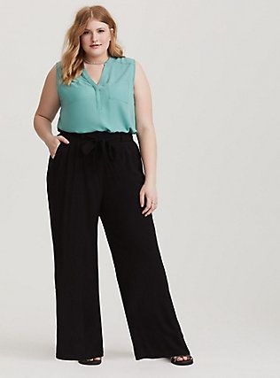 Outfit Inspirations Plus Size, Plus Size Summer Outfits Big Stomach, Job Interview Outfit, Wide Leg Pants Outfit, Plus Size Summer Outfits, Working Women, Interview Outfit, Plus Size Pants, Moda Plus Size