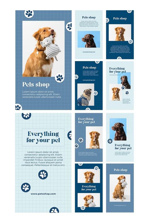 10 Dog Instagram Story Templates Description 10 Dog Instagram Story Templates. 10 simple dogs story templates. After purchase you will be provided with ZIP file. ...😁#InstagramStoryTemplates #FreeDesignResources #SocialMediaTemplates #CreativeContentIdeas #PinterestInspiration Dog Instagram Story, Dog Instagram, Facebook Post Design, Dog Hotel, Dog Salon, Therapy Animals, Book Instagram, Dog Branding, Dog Stories