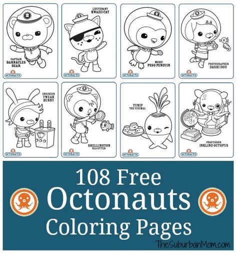 108 Free Octonauts Printable Coloring Pages Octonauts Coloring Pages, Octonauts Cake, Octonauts Birthday Party, Octonauts Party, Coloring Activity, Third Birthday, 4th Birthday Parties, 3rd Birthday Parties, Big Girl