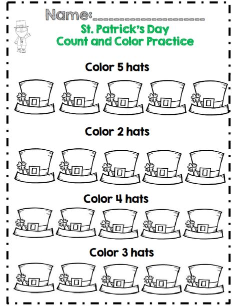 St Patricks Day Worksheets - Best Coloring Pages For Kids March Preschool Worksheets, Sant Patrick, March Lessons, Holiday Worksheets, March Activities, St Patricks Day Crafts For Kids, St Patrick Day Activities, Worksheets For Preschool, Ela Activities