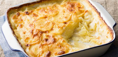 The Best Scalloped Potatoes by Food Network Kitchen The Best Scalloped Potatoes, Best Scalloped Potatoes, Julia Childs, Scalloped Potatoes Cheesy, Scalloped Potato Recipes, Rachel Ray, Easy Comfort Food, Scalloped Potatoes, How To Grill Steak