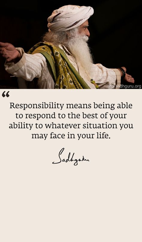 Breathing Quotes, Breath Quotes, Yoga Quotes Mindfulness, Responsibility Quotes, Sadhguru Quotes, Jaggi Vasudev, Mystic Quotes, Quotes Mindfulness, Inspirtional Quotes