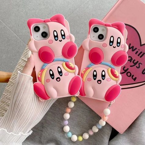 ⭐ Kirby Phone Case Bracelet Wristband ⭐ LlNK lN BlO 🌎 Wrldwide shpping ✈️ ------------------------------------- 🌷 Sanrio post daily at @kawaiifantasyxx 🌷 ------------------------------------- . . . . ฅ^•ﻌ•^ฅฅ^•ﻌ•^ฅฅ^•ﻌ•^ฅ #kirby #kirbykirbykirby #poyo #phonecase #phonecases #iphonecase #pinkyphone #kawaiiphonecase #kawaiiaesthetic #pinkaesthetic #cute #kawaiithing #aesthetic Kirby Phone Case, Phone Case Bracelet, Kawaii Phone Case, Anime Japanese, Card Pattern, Bulk Order, Kirby, Slim Design, Stylish Accessories