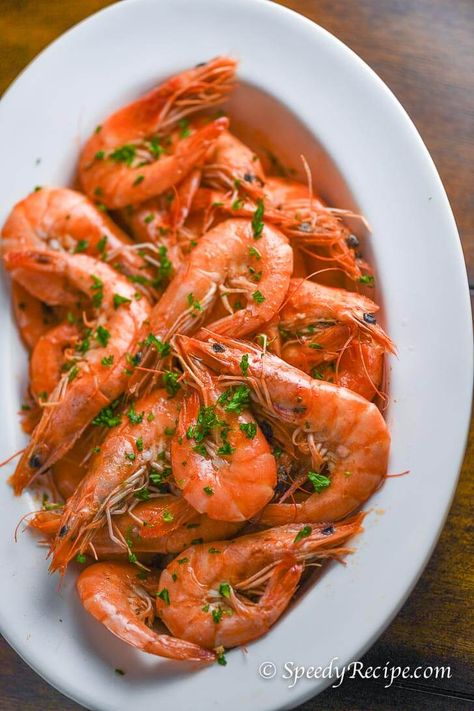 Filipino Shrimp Recipe, Simple Shrimp Recipes, Simple Seafood Recipes, Buttered Shrimp, Shrimp Butter, Butter Prawns, Recipes Filipino, Pinoy Dishes, Philippine Food