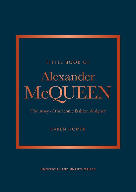 The Little Book of Alexander McQueen: The story of the iconic brand (Little Books of Fashion, 20) Alexander Mcqueen Book, Mode Aesthetic, Moody Modern, Pretty Books, Indigo Chapters, Horn Of Plenty, Dream Library, Sarah Burton, Illustration Photo