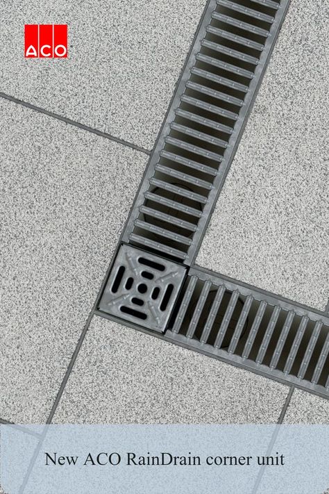 Steel Grating, Concrete Material, Drainage Solutions, Concrete Materials, Drain Cover, Corner Unit, Front Garden, Galvanized Steel, Drain