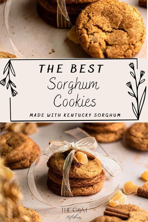 Sorghum Cookie Recipe, Sorghum Syrup Recipes, Sorghum Cookies, Sorghum Recipes, Sorghum Syrup, Ginger Molasses Cookies, Perfect Chocolate Chip Cookies, Sugar Free Cookies, Cucumber Recipes Salad