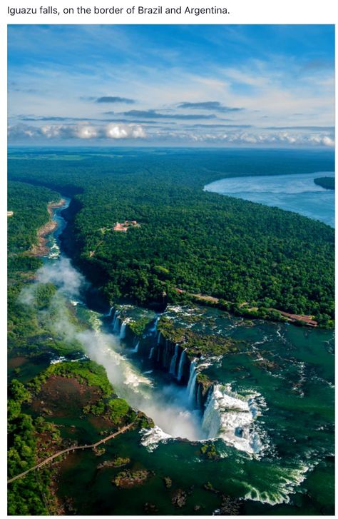 Iguazu Waterfalls, Brazil And Argentina, Seven Continents, Zambezi River, Iguazu Falls, On The Border, Victoria Falls, Natural Pool, South America Travel