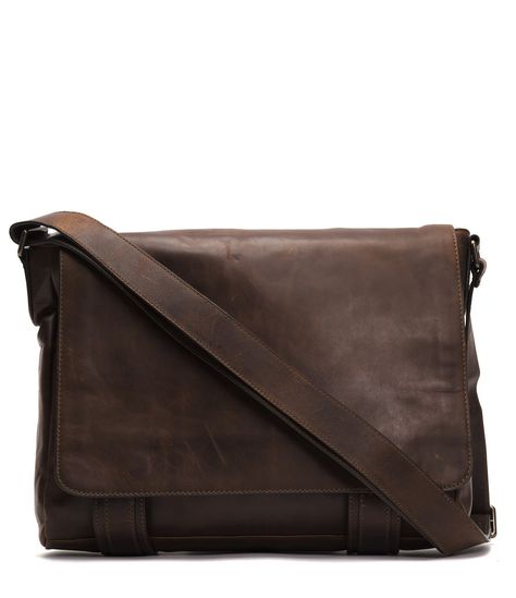 From Frye, the Logan Leather Messenger Bag features:LeatherFlap with magnetic closureCard slots, zip pocket, pen holder, 2 slip pockets, and key clip insideZip pocket outsidelaptop compatibleapprox. 13.5" H x 16.5" W x 4.5" DImported. Dark Academia Pencil Case, Messenger Bag Aesthetic, Dark Academia Bag, Dark Academia Accessories, Leather Side Bag, Men Messenger Bag, Brown Messenger Bag, Vintage Leather Messenger Bag, Winter Skirts