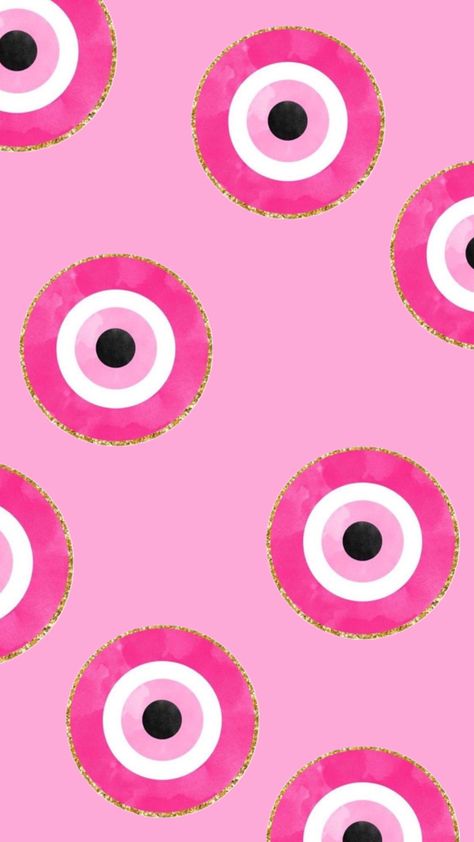 #pink #evileye #pinkevileye #wallpaper Evil Eye Wallpaper, Eye Wallpaper, Pink Evil Eye, Hot Pink Wallpaper, Iphone Wallpaper Preppy, Money Wallpaper Iphone, Eyes Wallpaper, Ipad Background, Preppy Wallpaper