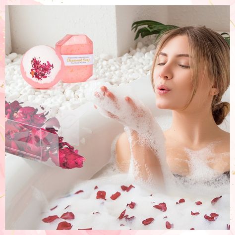 Relaxing Spa Gift Basket with Dried Rose Petals https://noideeer.com/products/relaxing-spa-gift-basket-with-dried-rose-petals-gifts-for-women-mothers-day-valentines-day-gift-ideas-for-women NoiDeeer #Hot Spa Gift Basket, Dried Rose Petals, Spa Gift, Travel Bottles, Spa Gifts, July 4, Gift Basket, Rose Petals, Gift Baskets