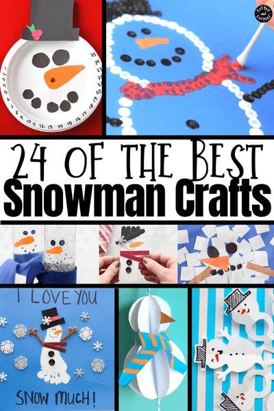 Looking for a winter themed art project or craft for your elementary aged kids? Beat the winter blues with these fun snowmen themed crafts! A great way to keep preschool and elementary aged kids busy when they are inside on cold winter days! The best snowman crafts perfect for winter activities when it's too cold to go outside and make actual snowmen #winteractivities #wintercrafts #snowmancrafts Snowmen Crafts For Kids, Classroom Holiday Party, Snowmen Crafts, Snowmen Activities, January Crafts, Advent Calendars For Kids, Winter Kindergarten, Winter Activities For Kids, Winter Preschool