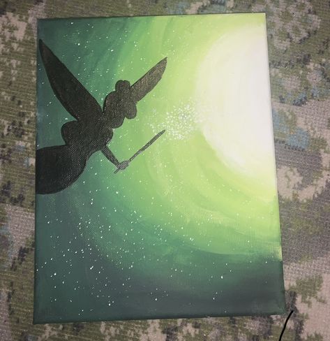 Tinkerbell Canvas Painting, Tinkerbell Painting, Ancient Egypt Projects, Egypt Project, Canvas Art Painting Abstract, Disney Diy Crafts, Nature Art Drawings, Grad Caps, Paint Night