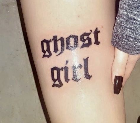 Lyra Abbott, Hollow Boys series, Monty Jay Ghost Girl Tattoo, Monty Jay, Ghost Girl, Ghost Boy, Pretty Tattoos For Women, Boy Tattoos, Girl Tattoo, Dont Touch My Phone Wallpapers, Night Aesthetic