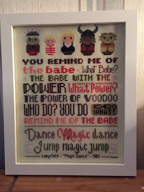 Labyrinth Cross Stitch, Geek Cross Stitch, Snitches Get Stitches, Cross Stitch Quotes, Subversive Cross Stitch, Geek Crafts, Learn Embroidery, Crochet Cross, Stitch Embroidery