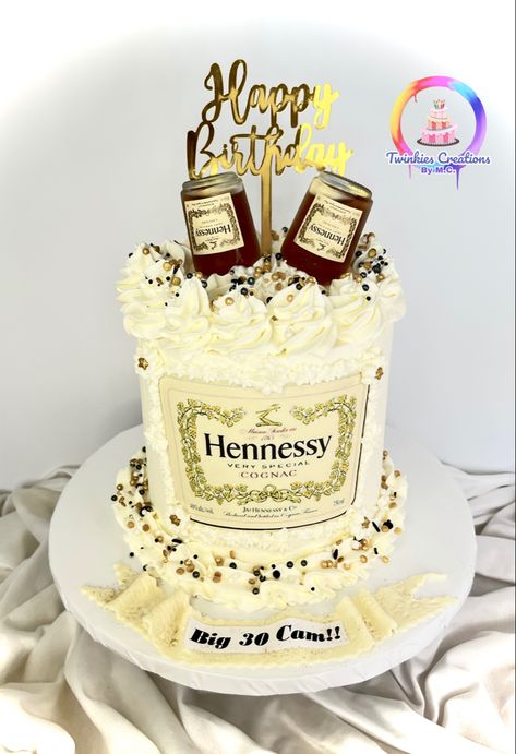 Hennessey Cake, Hennessy Cake, Hennessy Very Special Cognac, Lover Cake, Unicorn Birthday Cake, Custom Birthday Cakes, 21st Birthday Cake, Breakfast Brunch Recipes, Girl Cakes