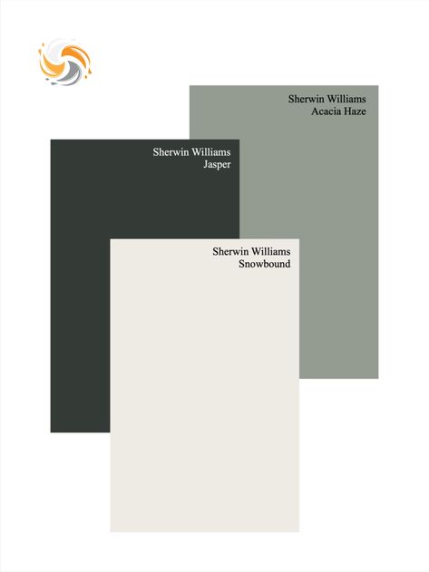 Colors That Pair With Snowbound, Sw Jasper Accent Wall, Greige Exterior House Colors Sherwin Williams, Sherwin Williams Jasper Bathroom, Acadia Haze Sherwin Williams Exterior, Sw Jasper Kitchen Cabinets, New Construction Home Interior, Sherwin Williams Geyser Steam, Accent Colors For Kitchen Island