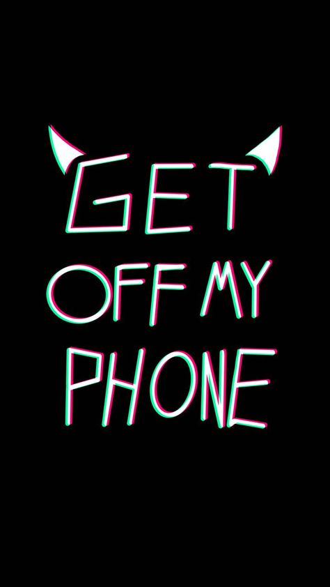 Get Out Of My Phone Wallpaper, Off My Phone Wallpaper, Get Off My Phone Wallpaper, Get Off My Phone, Blue Gradient Background, Get Off Your Phone, Dnd Backgrounds, 90s Wallpaper Hip Hop, Creepy Backgrounds