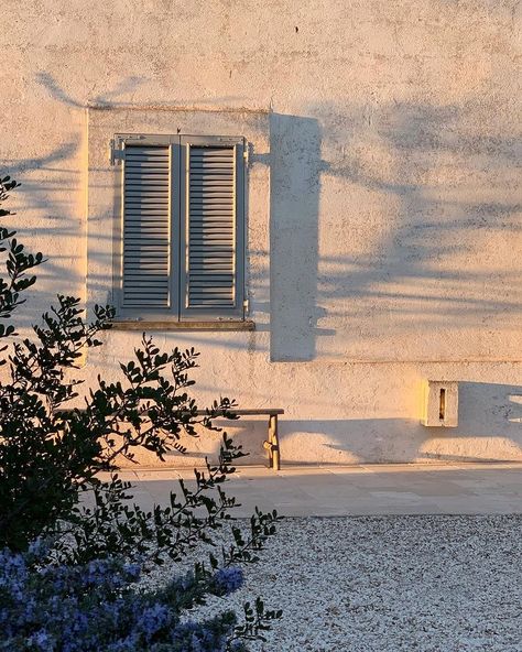 Evening shadows on the terrace Villa Castelluccio @moroseta_villas #villacastelluccio #countryhouse #shadows #light #olivegrove… Bright Winter, Puglia Italy, Winter Light, The Terrace, Instagram Summer, Puglia, White Design, Light And Shadow, Country House