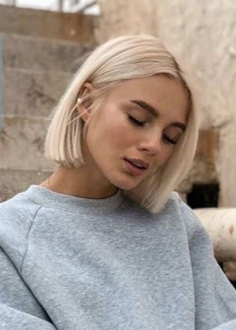 Blonde Bob Hairstyles, Blonde Hair Inspiration, Blonde Hair Looks, Short Hair Haircuts, Short Blonde Hair, Hair Inspo Color, Hair Today, Great Hair, Medium Hair