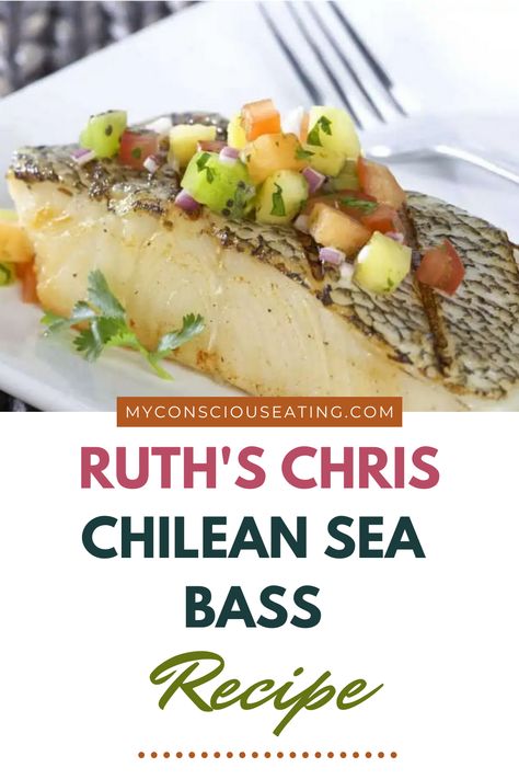 Ruth Chris Chilean Sea Bass Recipe Best Chilean Sea Bass Recipe, Chilean Sea Bass Recipe Grilled, Oven Baked Chilean Sea Bass Recipe, Chillian Sea Bass Recipes, Chillian Sea Bass Recipes Dinners, Miso Chilean Sea Bass Recipe, Sea Bass Recipes Pan Seared, Sea Bass Recipes Baked, Chilean Sea Bass Recipe Baked