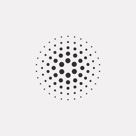 Dotwork Tattoo Mandala, Circle Texture, Minimal Form, Logo Circle, Japon Illustration, April 12, Circle Pattern, Professional Logo, Dot Painting