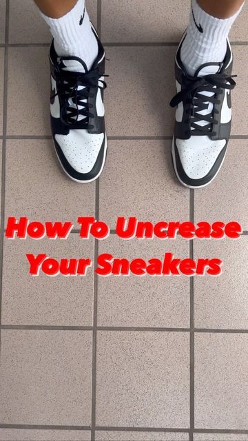 Ways To Style Panda Dunks, How To Uncrease Shoe, How To Style Panda Dunks, Dunk High Outfit, Black Nike High Tops, High Tops Outfit, High Top Nike, Sneakerhead Shoes, Panda Shoes