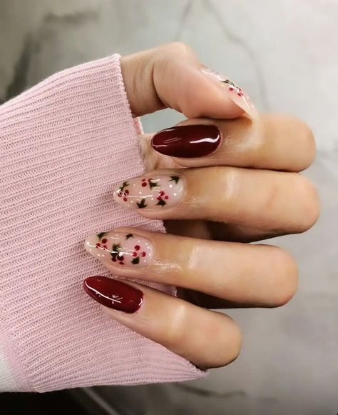 Christmas Nails 2023, December Nails, Nagel Tips, Christmas Gel Nails, Her Nails, Thanksgiving Nails, Nails 2023, Nagel Inspo, Xmas Nails