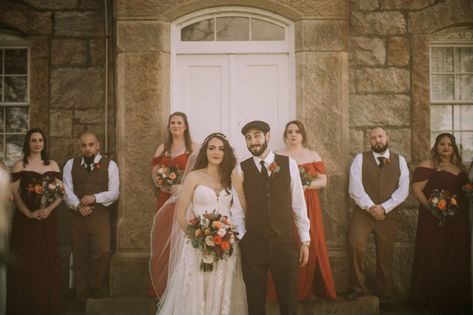 Bridal party photos in front of Old Field Lighthouse Outdoor Wedding Photography, Long Island Wedding, Waterfront Wedding, Creative Wedding Photography, Bridal Party Photos, Nature Wedding, Intimate Weddings, Editorial Photography, Film Photography