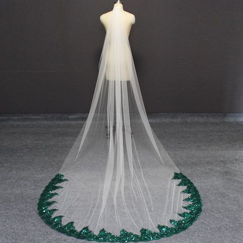 Smarter Shopping, Better Living! Aliexpress.com Long Bridal Veil, Wedding Veil Styles, Tulle Wedding Veil, Lace Mantilla, Layered Veil, Cathedral Wedding Veils, Veil Styles, Chapel Veil, Lace Veil