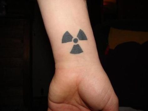 Crew Tattoo, Radioactive Symbol, Alter Decor, Best Tattoo Ever, Motley Crew, Tattoo Chest, Nail Piercing, Party Tattoos, X Tattoo