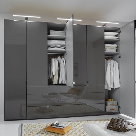 Cheap Wardrobes, Modern Wardrobe Design, Wardrobe Design Modern, Wardrobe Hinges, Bedroom Wardrobe Design, Ikea Wardrobe, 4 Door Wardrobe, Contemporary Bedroom Furniture, Fitted Bedrooms