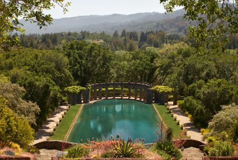 A Historic, 74-Acre Slice of Silicon Valley Lists for $110 Million - Mansion Global Roman Pool, Old Manor, Corporate Retreat, Equestrian Facilities, Family Estate, Redwood City, Horse Property, Water Reservoir, Expensive Houses