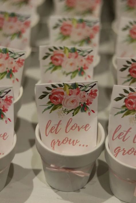 Shower The People You Love With Love, Let Love Grow Bridal Shower Favors, Let Love Bloom Bridal Shower Favors, Love Is Sweet Shower Theme, Petals And Prosecco Theme Food, Love Is In Bloom Bridal Shower Table Decor, Love Is In Bloom Bridal Shower Favors, Love Is Blooming Bridal Shower Theme Food, Love Is In Bloom Bridal Shower Theme Table