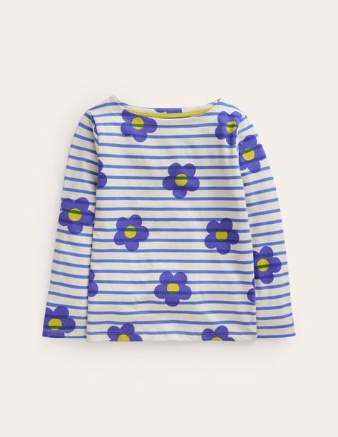 Fun Breton Latest Clothing Trends, Kids Pjs, Boden Uk, Mini Boden, Blue Flower, Our Girl, Holiday Fashion, Shirts & Tops, Girls Shopping