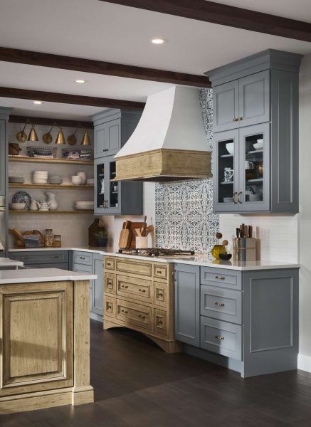 Medallion Cabinetry | Modern English Cottage Buckskin Appaloosa, Modern English Kitchen, English Kitchens Design, Medallion Cabinets, Modern English Cottage, English Cottage Kitchens, Grey Farmhouse, English Cottage Interiors, Country Cottage Interiors