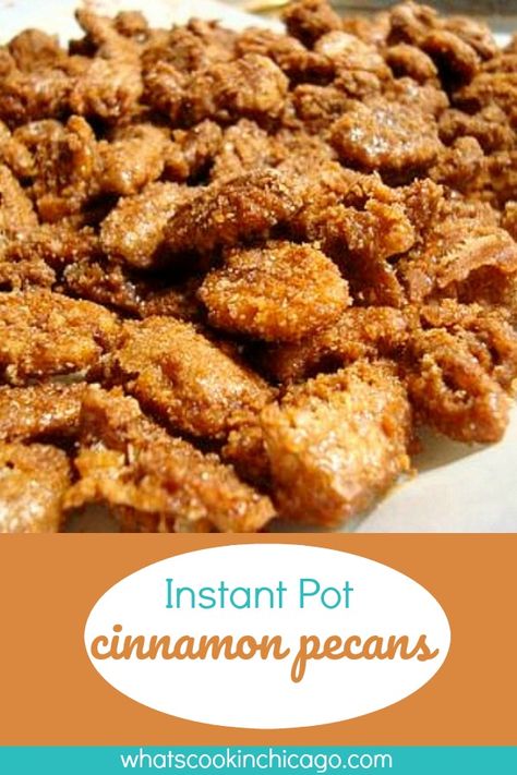 Instant Pot Bavarian Style Cinnamon Pecans Recipe #instantpot #food #christmas #recipe #christmasideas Cinnamon Pecans Recipe, Cinnamon Pecans, Christmas Recipes Appetizers, Nut Recipes, Food Christmas, Happy October, Healthy Instant Pot Recipes, Pecan Recipes, Christmas Recipe